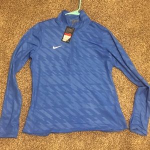 Nike dri-fit half zipper long sleeve